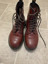 Cherry Red doc martens 6