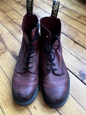 Dr Doc Marten Boots Cherry Red