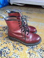 Doc Martens Cherry Red Leather